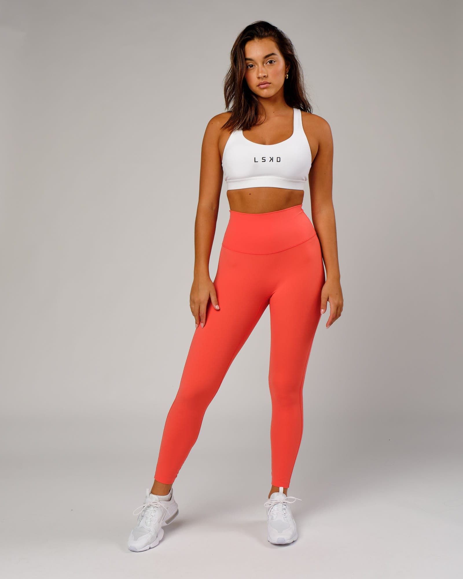 Model wearing Elixir Full Length Tight - Fruit Punch