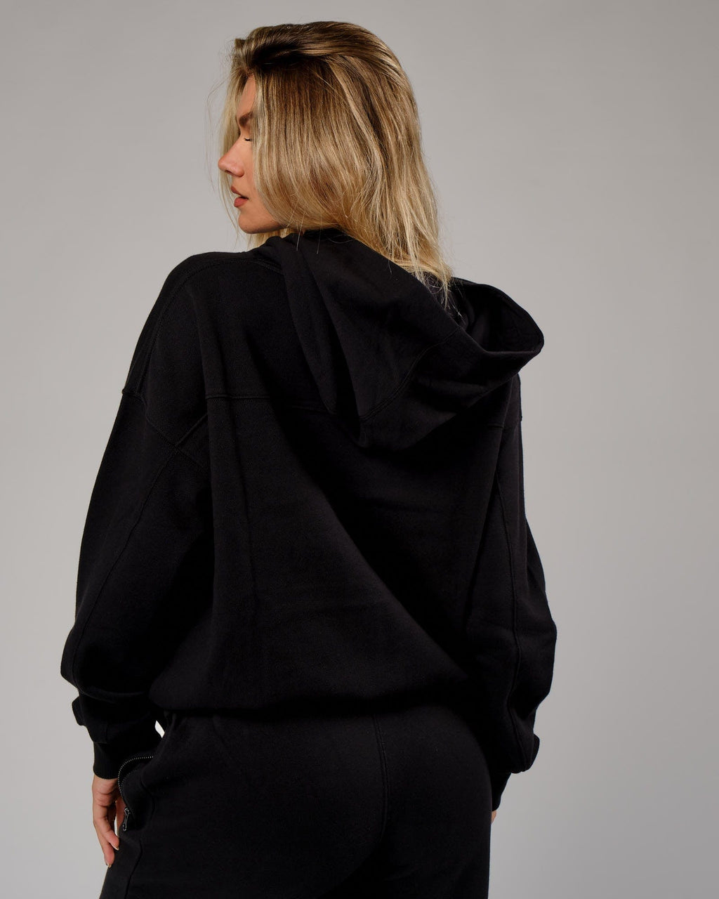 Model wearing Mode Hoodie - Black