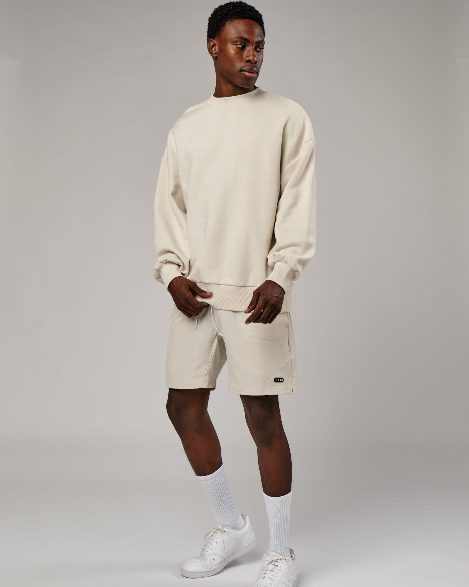 Model wearing OGTC Sweater Oversize - Bone