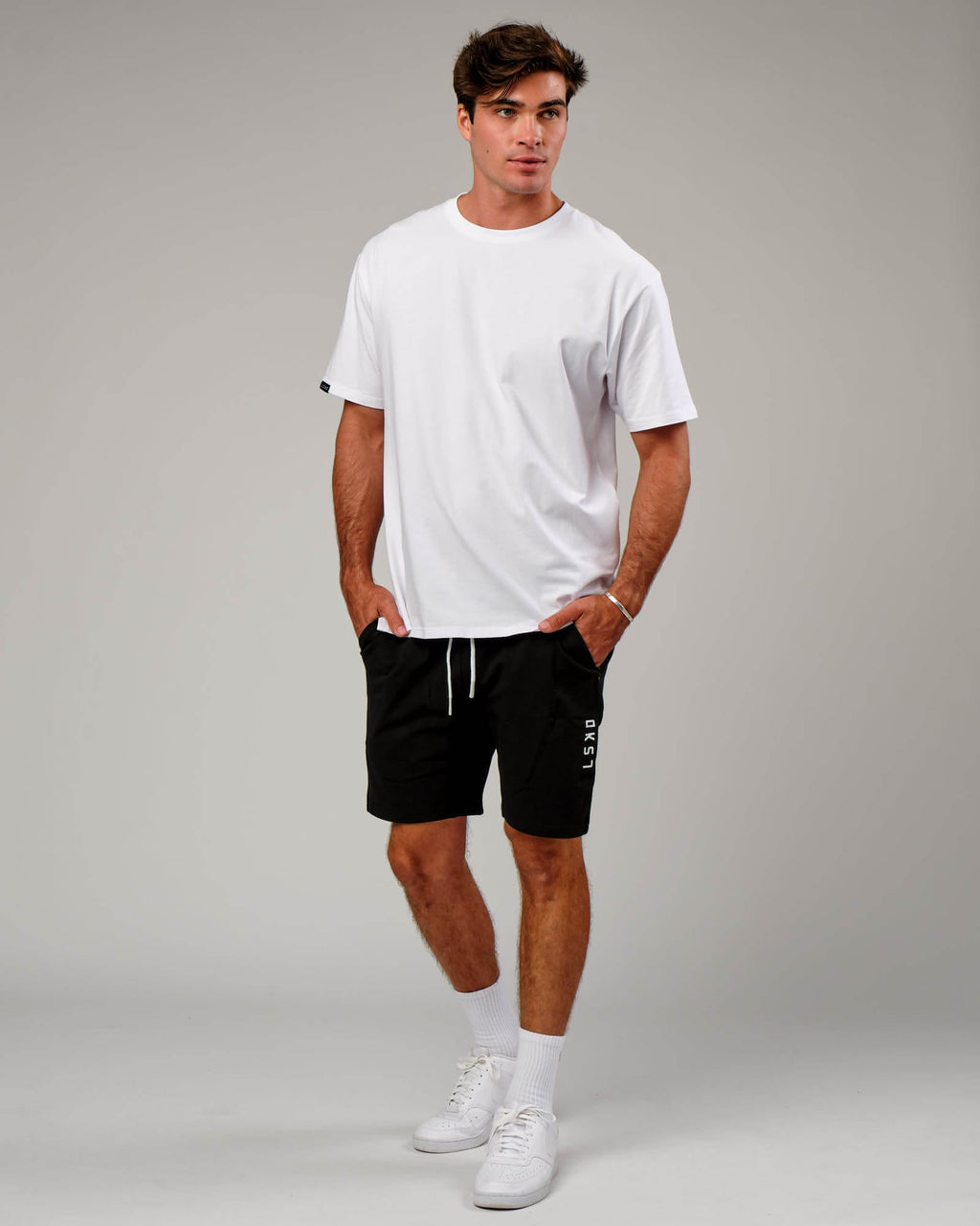 Model wearing Vitality Short - Black