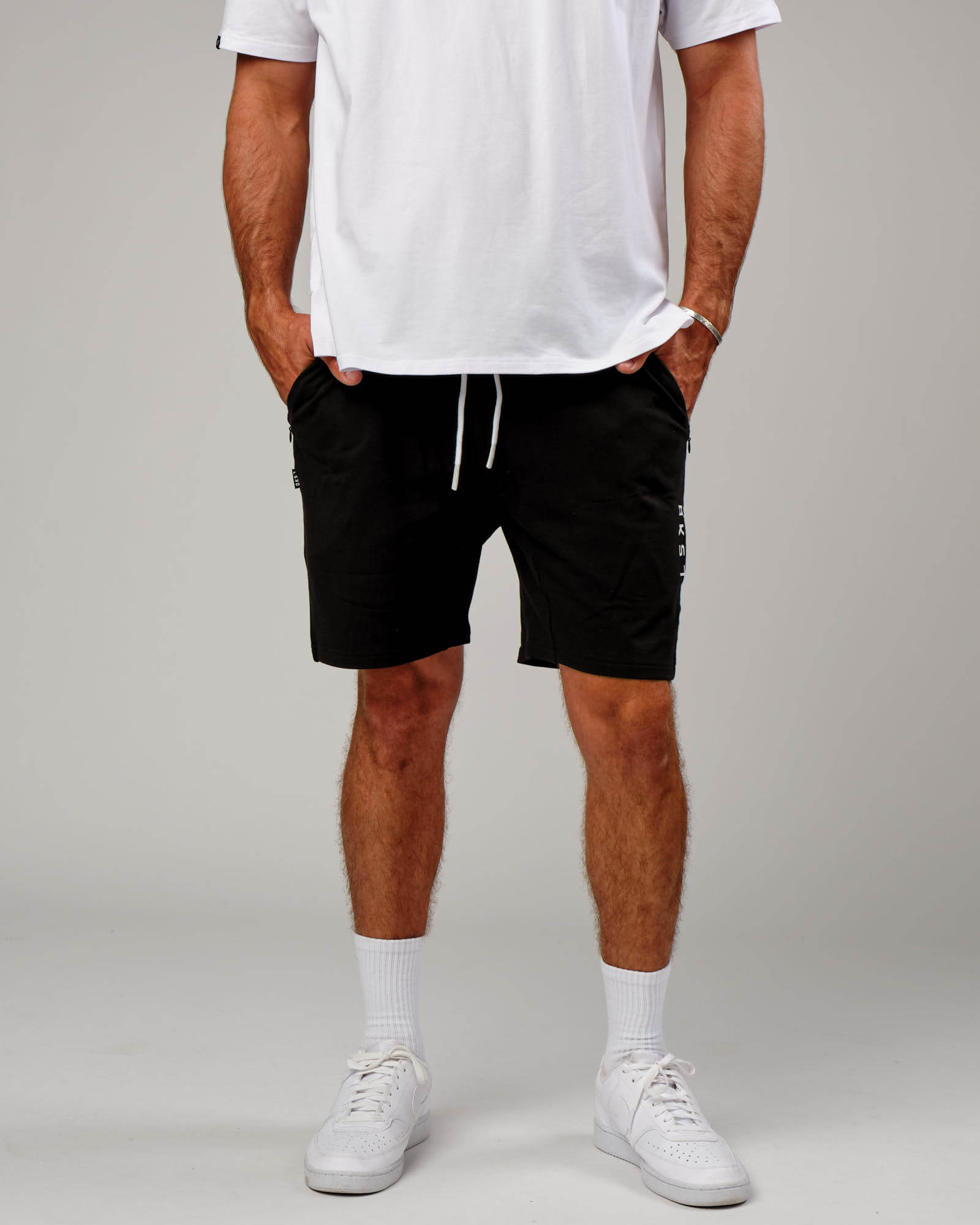Model wearing Vitality Short - Black