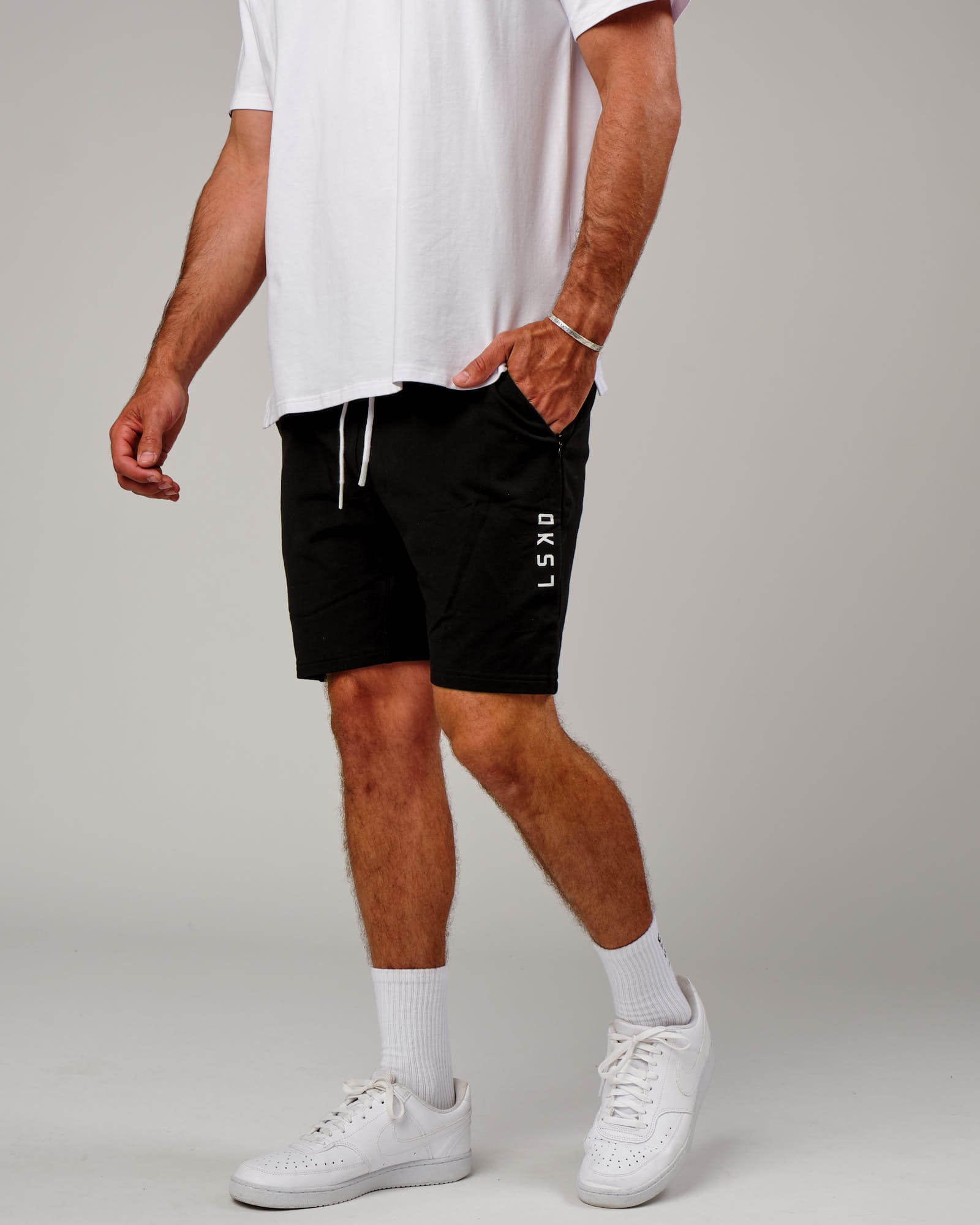 Model wearing Vitality Short - Black