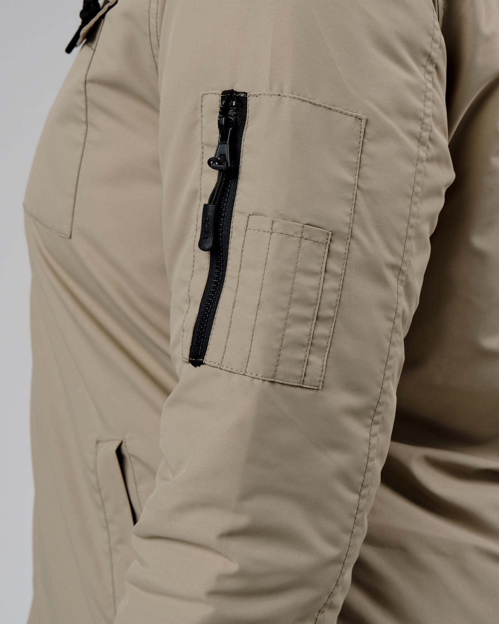 Model wearing Auxiliary Jacket - Laurel Oak