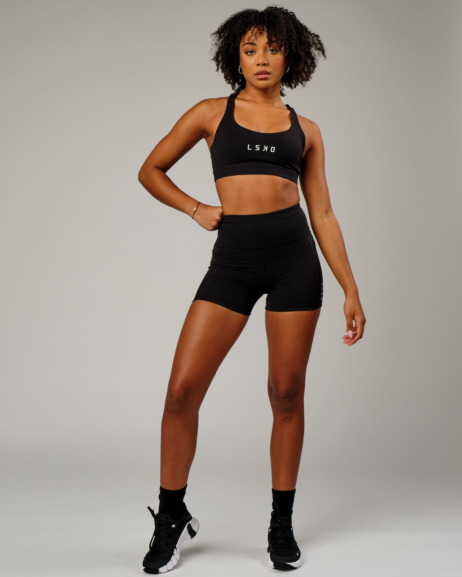 Model wearing Rep X-Short Tight - Black