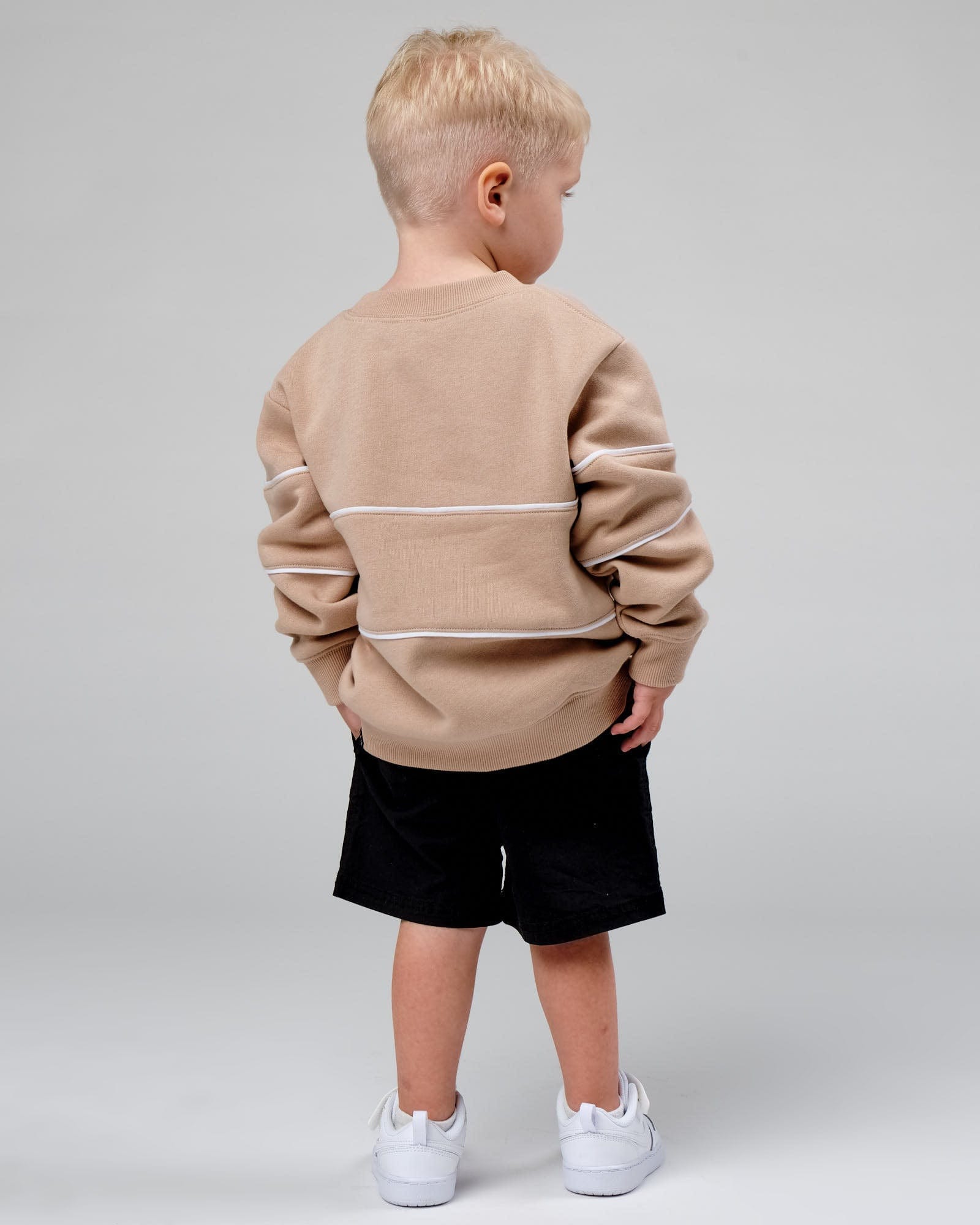 Model wearing Ascent Sweater (00-8) - Nude