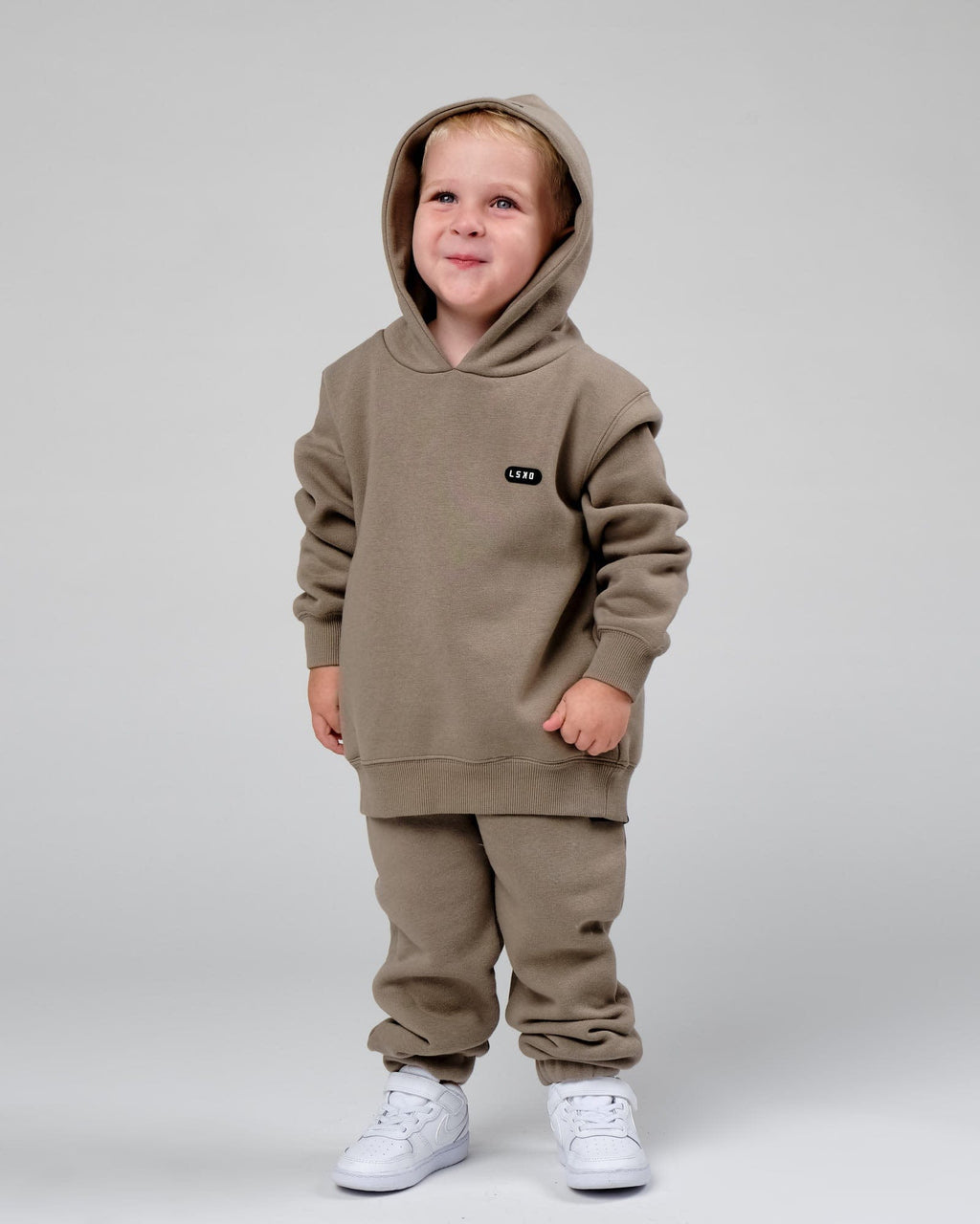 Model wearing Capsule Hoodie (00-8) - Laurel Oak