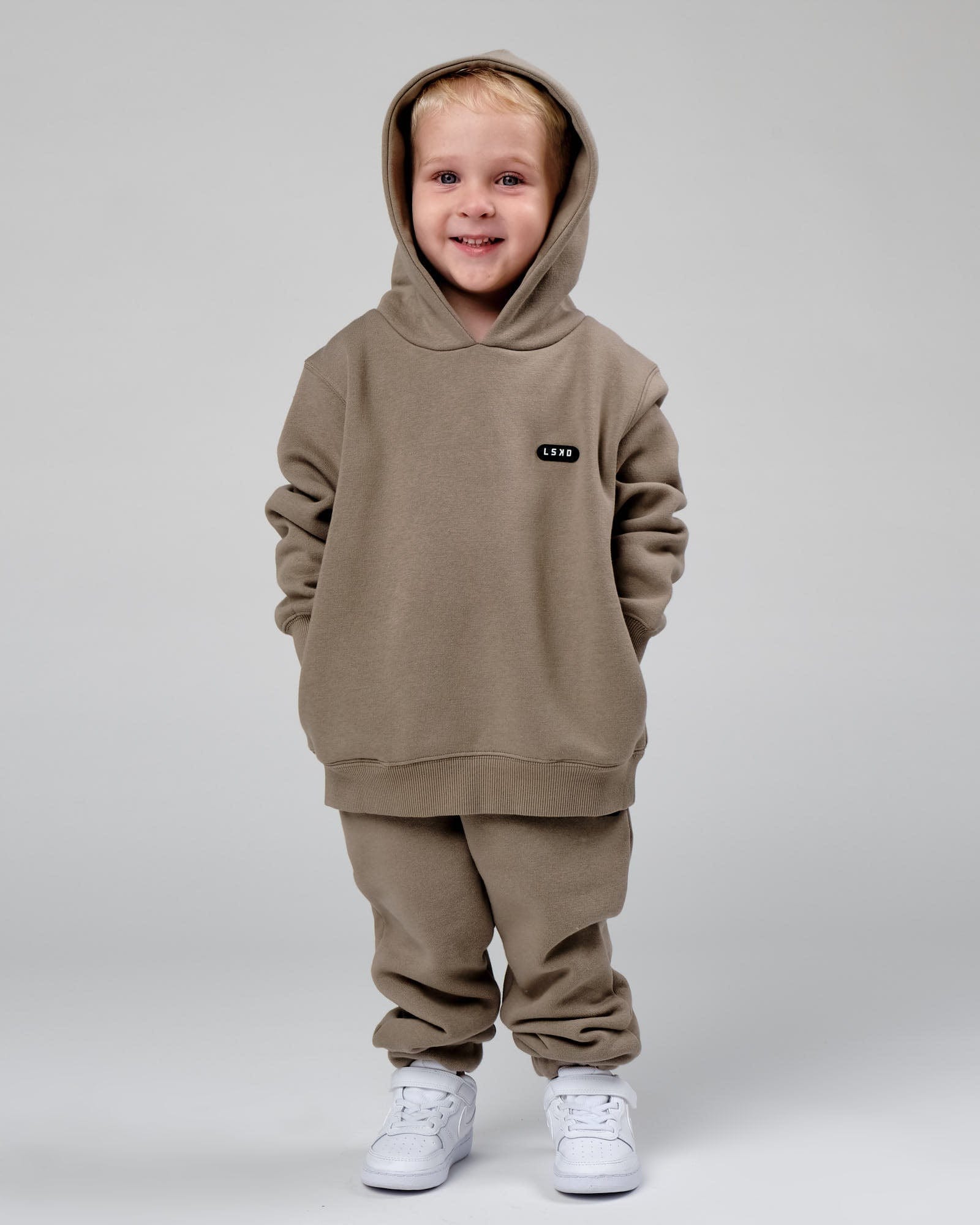 Model wearing Capsule Hoodie (00-8) - Laurel Oak