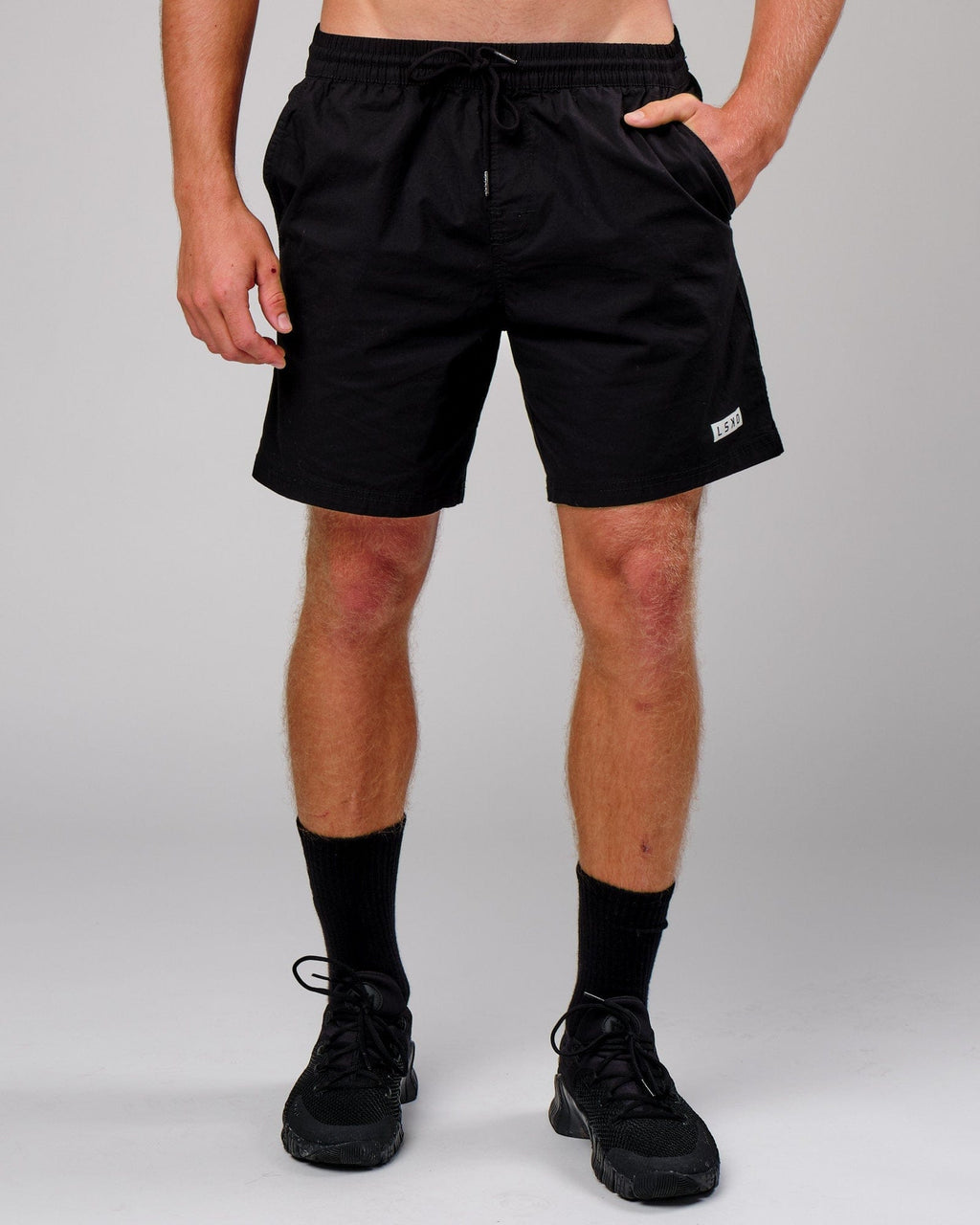 Model wearing Daily Short - Black