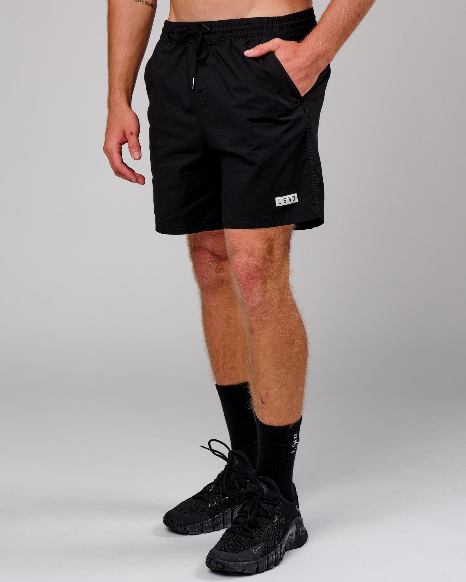 Model wearing Daily Short - Black