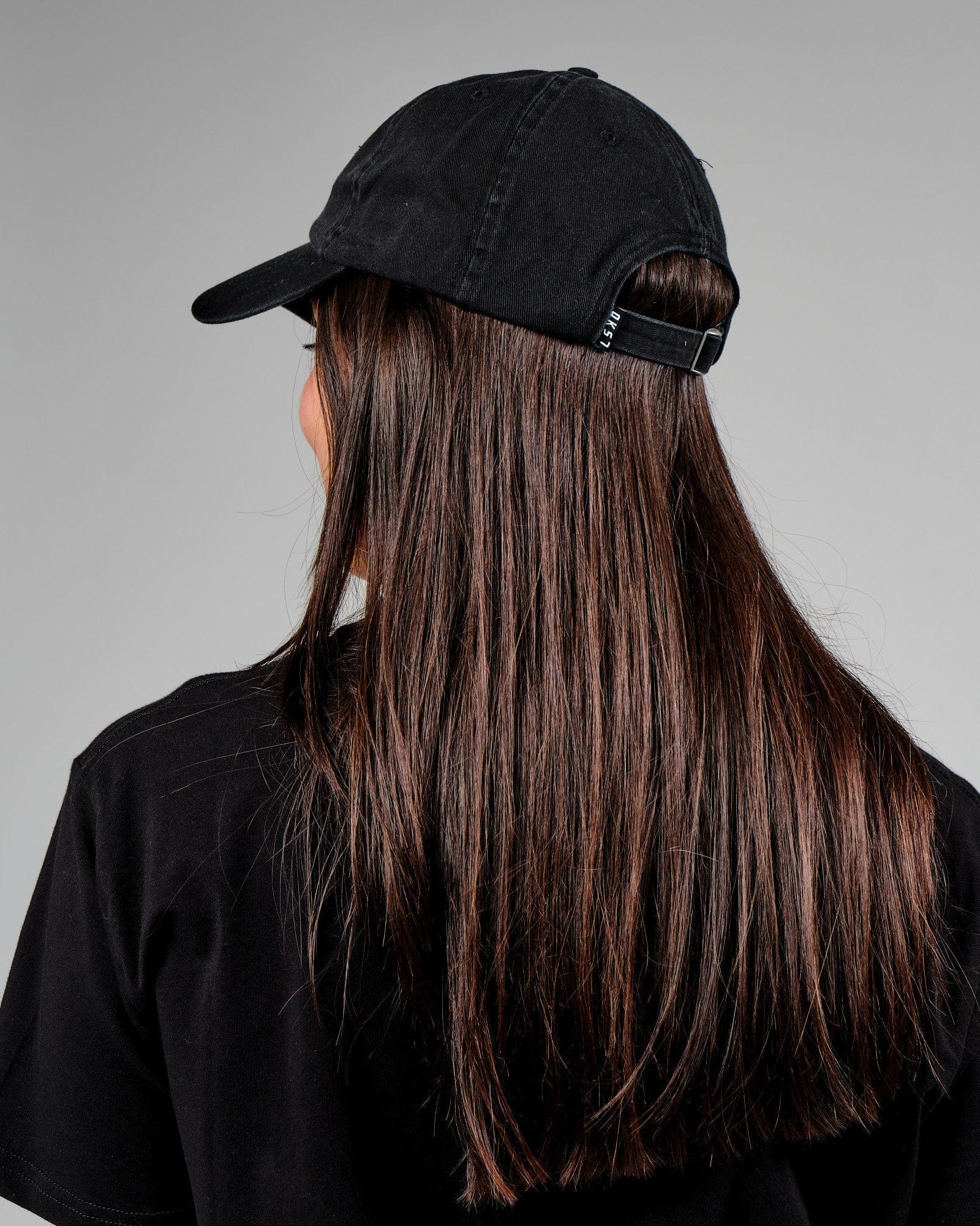 Model wearing Velocity Cap - Black