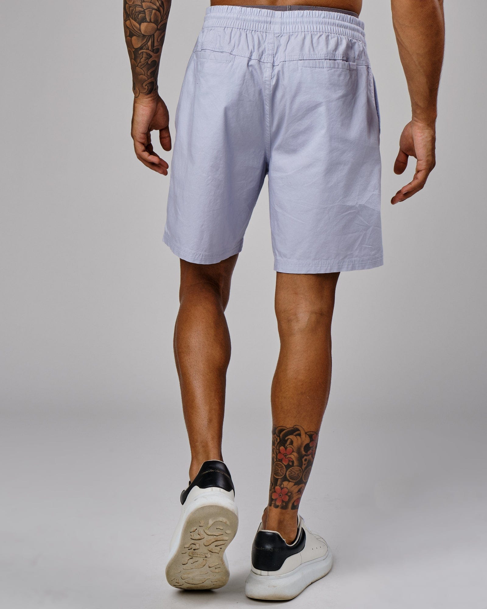 Model wearing Daily Short - Cosmic Sky