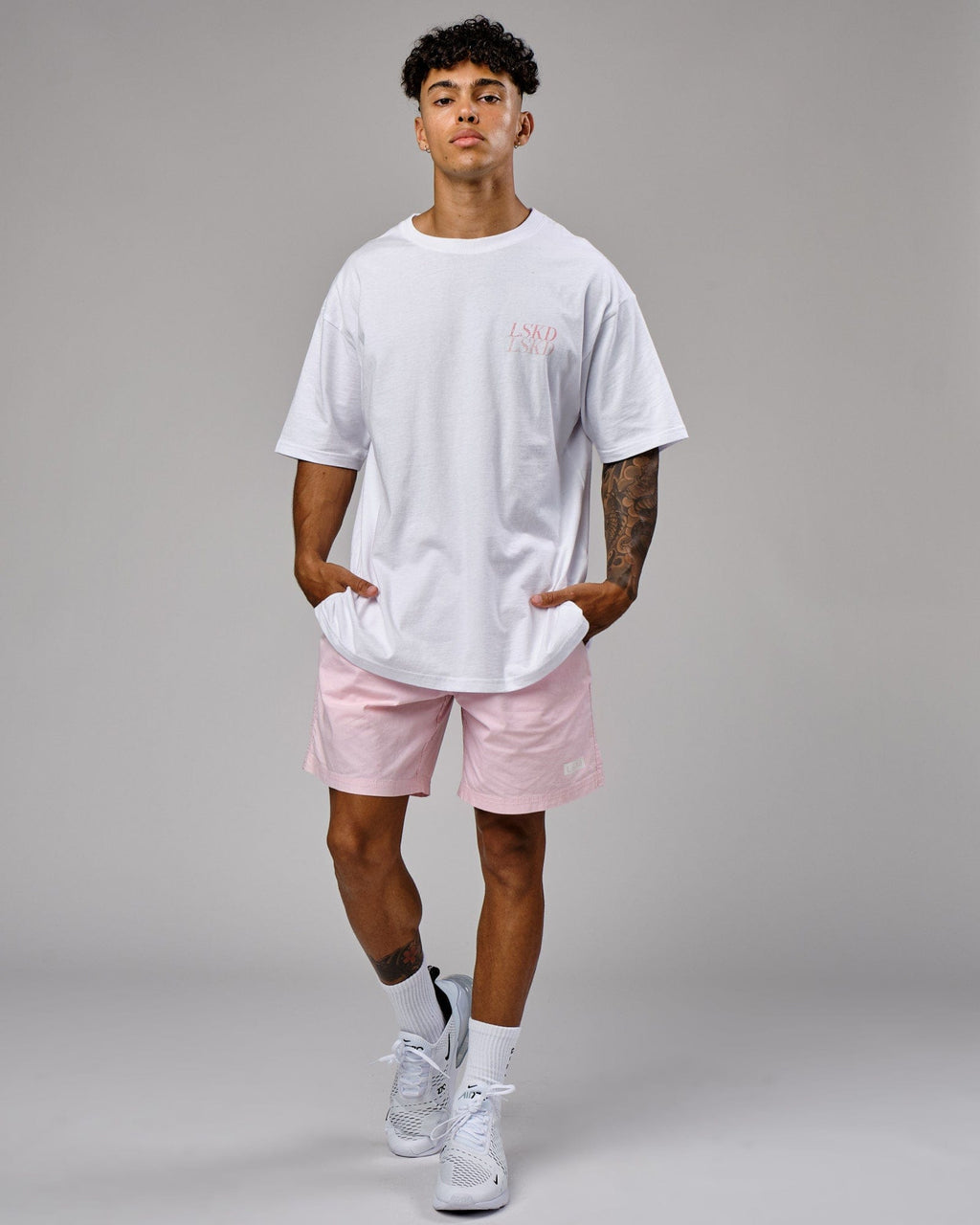 Model wearing Daily Short - Orchid Ice