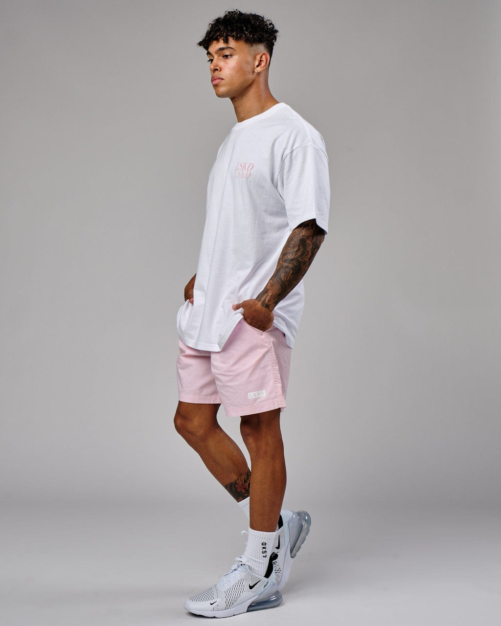 Model wearing Daily Short - Orchid Ice