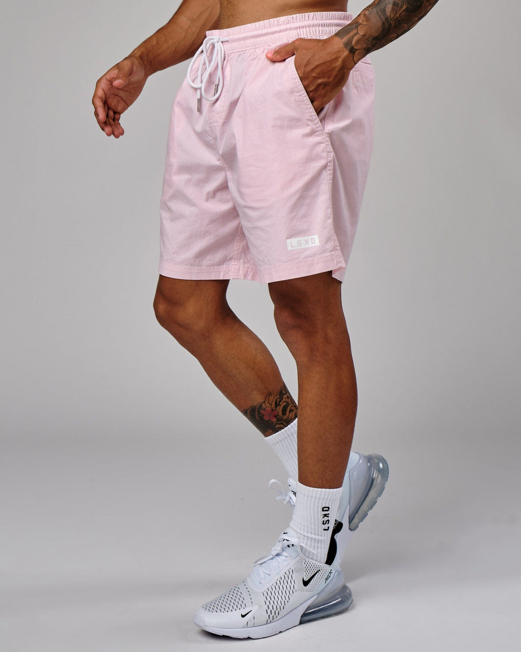 Model wearing Daily Short - Orchid Ice