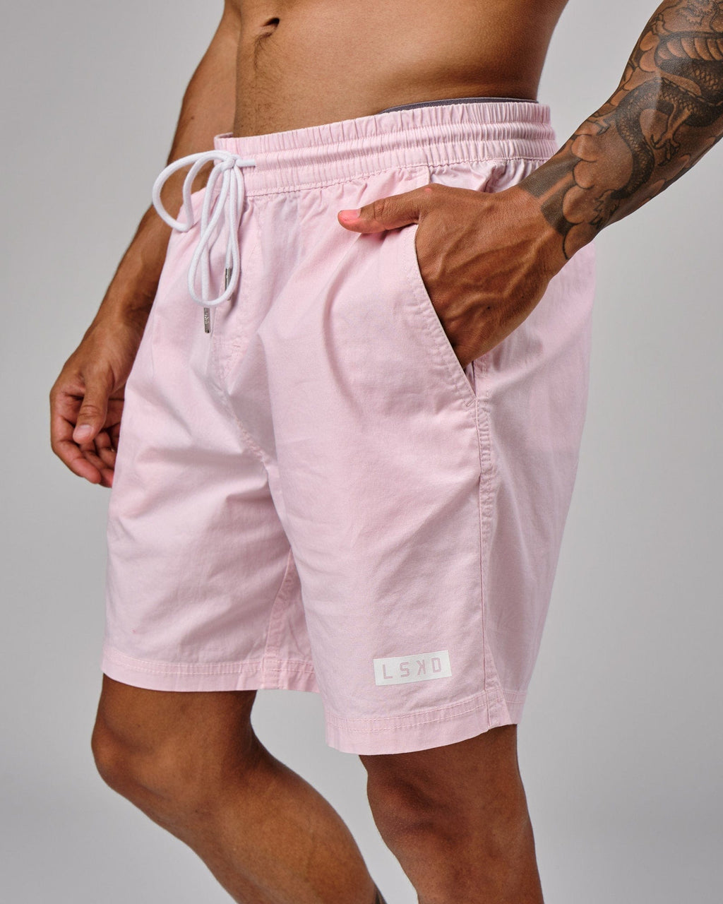 Model wearing Daily Short - Orchid Ice