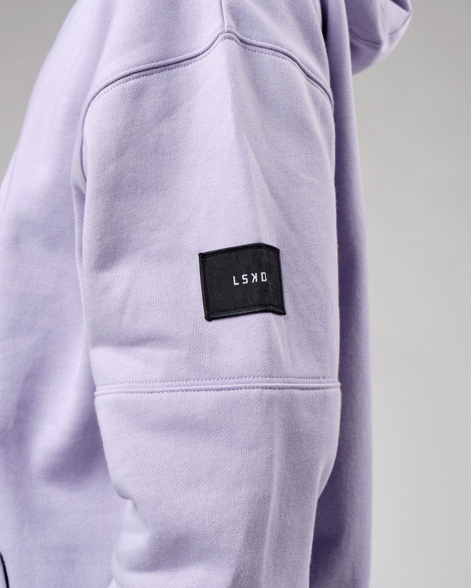 Model wearing Upfield Hoodie Oversize - Cosmic Sky