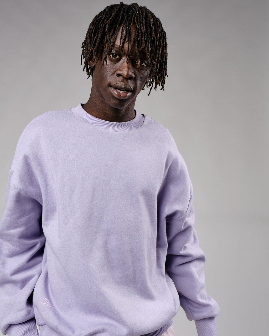 Model wearing OGTC Sweater Oversize - Cosmic Sky