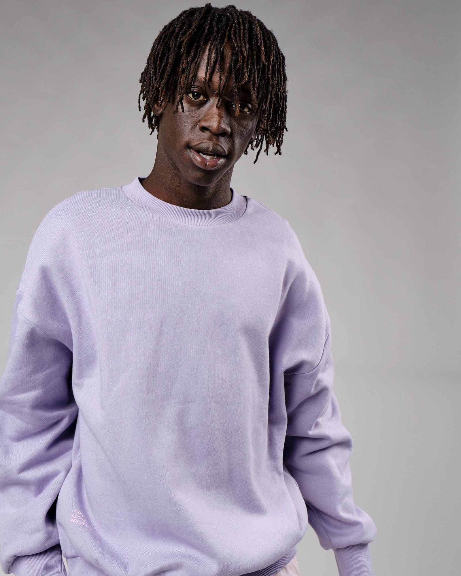 Model wearing OGTC Sweater Oversize - Cosmic Sky