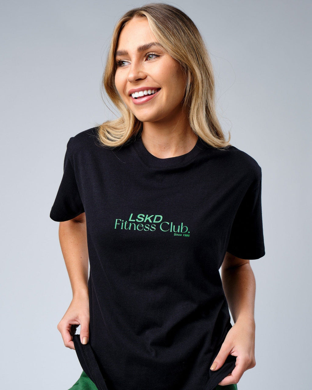 Model wearing Clubhouse Tee - Black