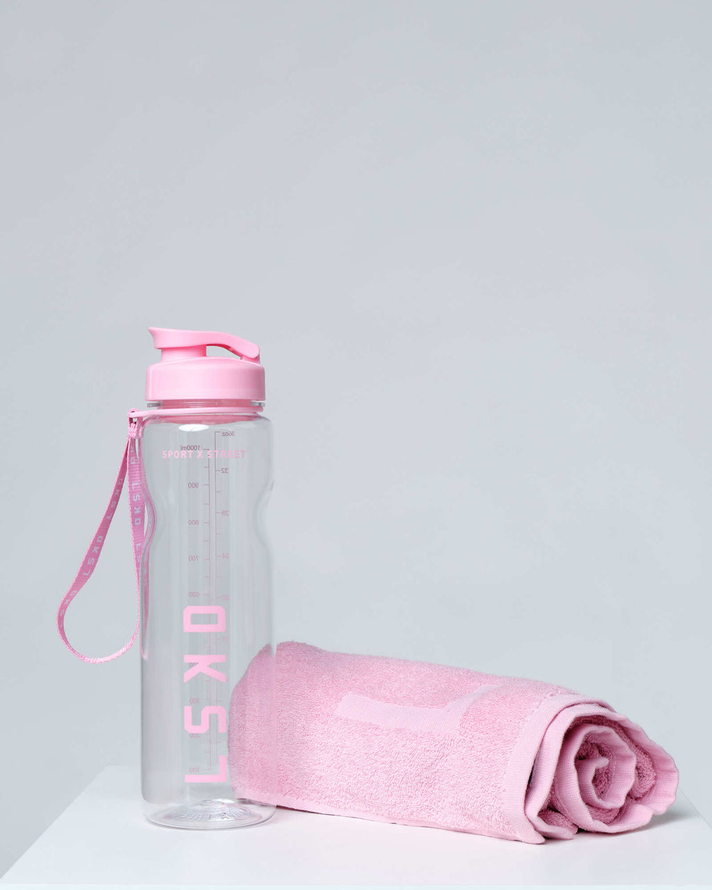 Model wearing Sweat Set - Petal Pink