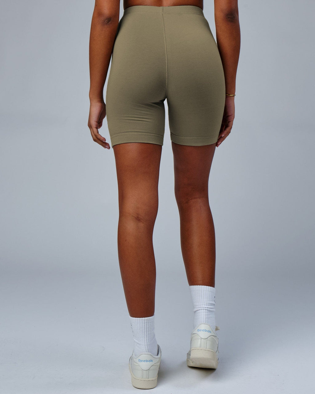 Model wearing Circa 2003 Bike Short - Laurel Oak