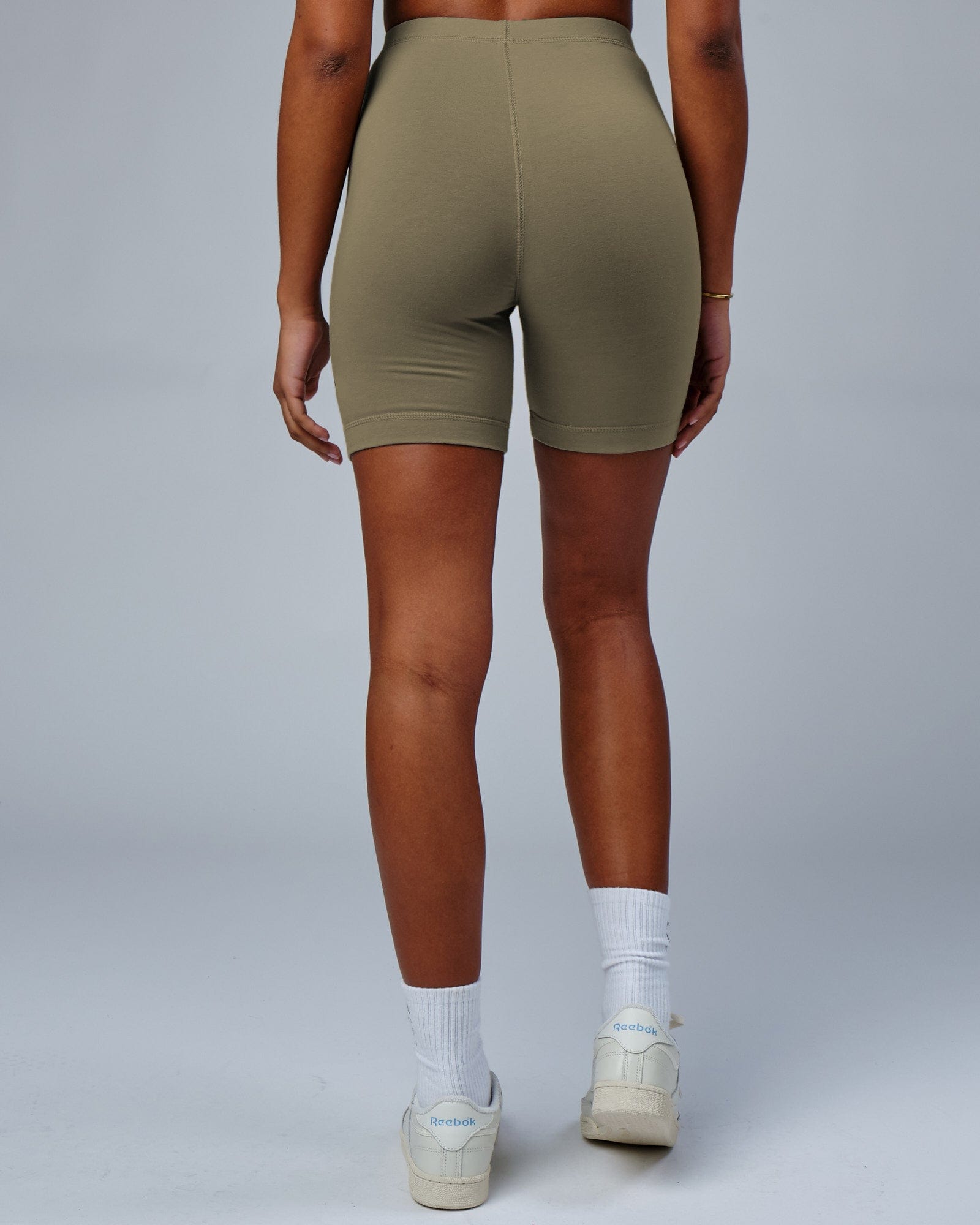 Model wearing Circa 2003 Bike Short - Laurel Oak