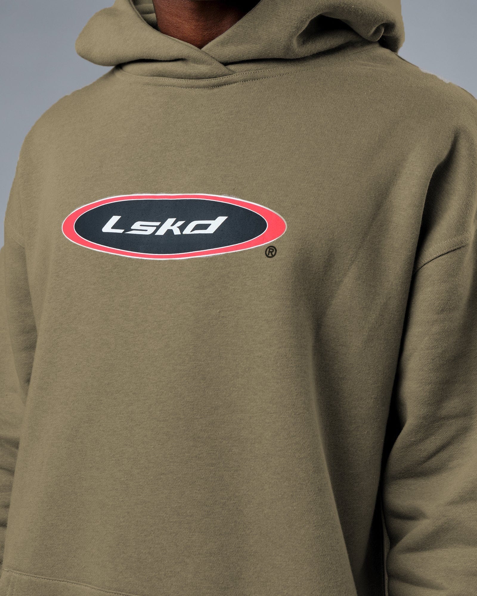 Model wearing Circa 2003 Oversize Hoodie - Laurel Oak