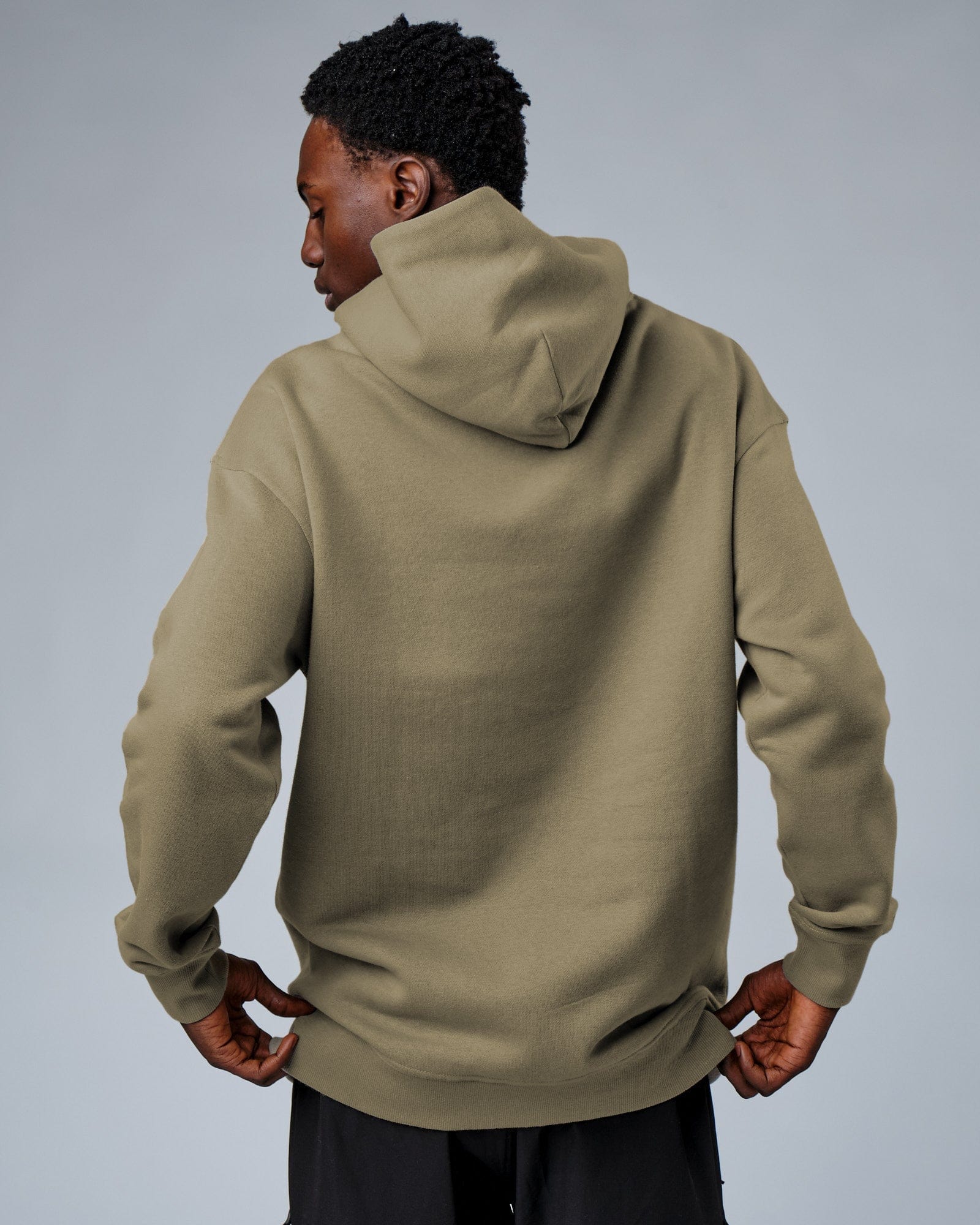 Model wearing Circa 2003 Oversize Hoodie - Laurel Oak