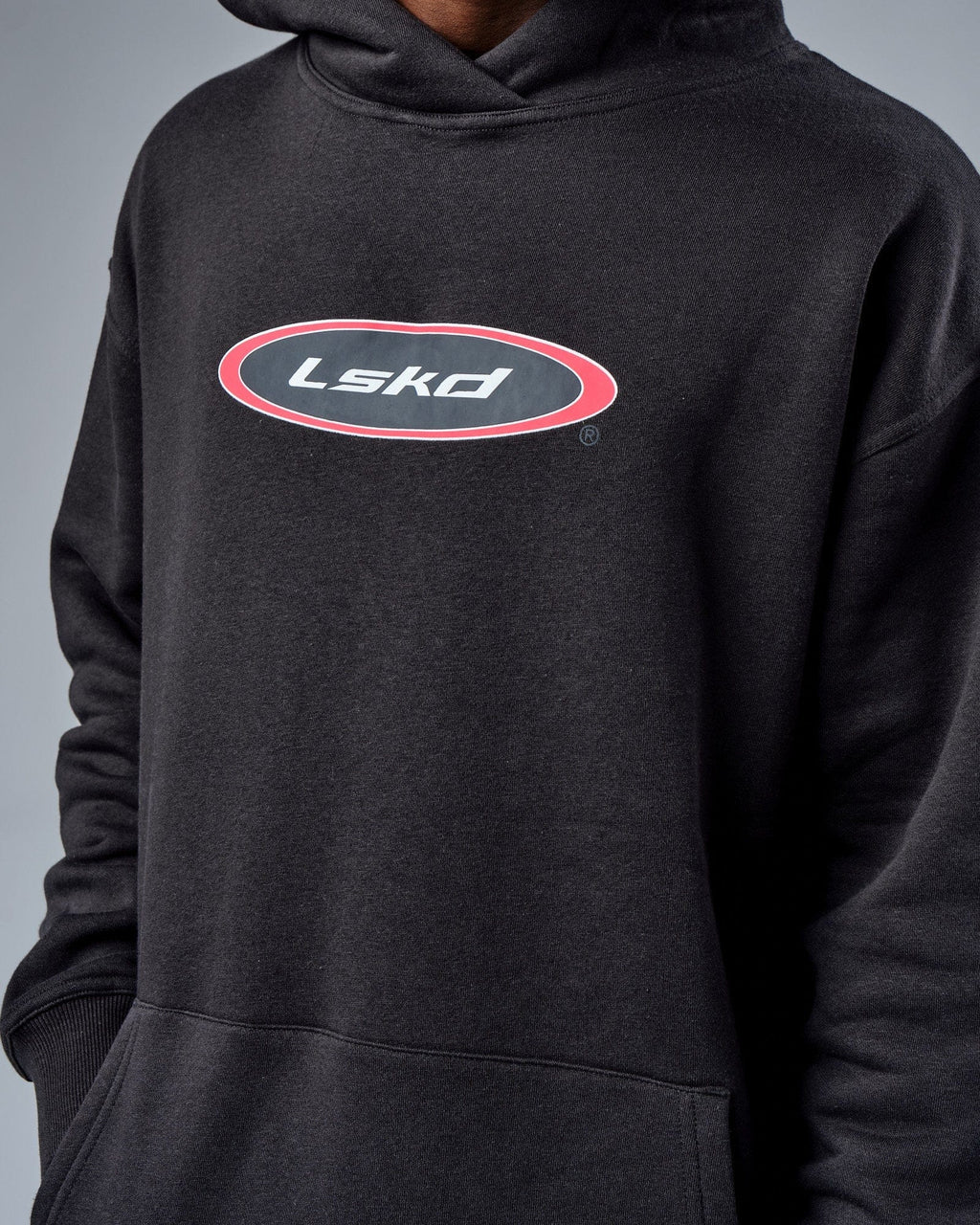 Model wearing Circa 2003 Oversize Hoodie - Phantom