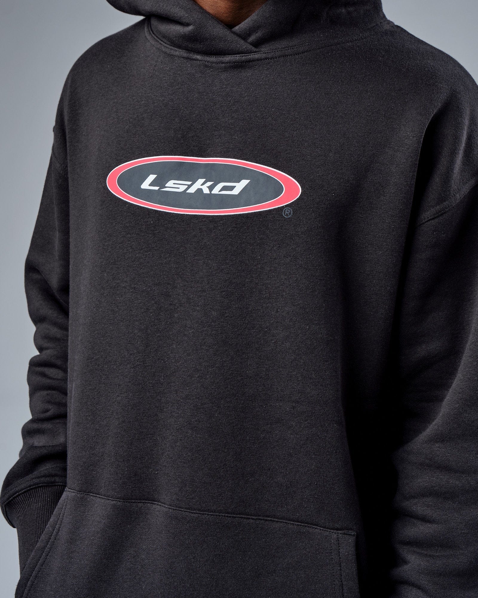 Model wearing Circa 2003 Oversize Hoodie - Phantom