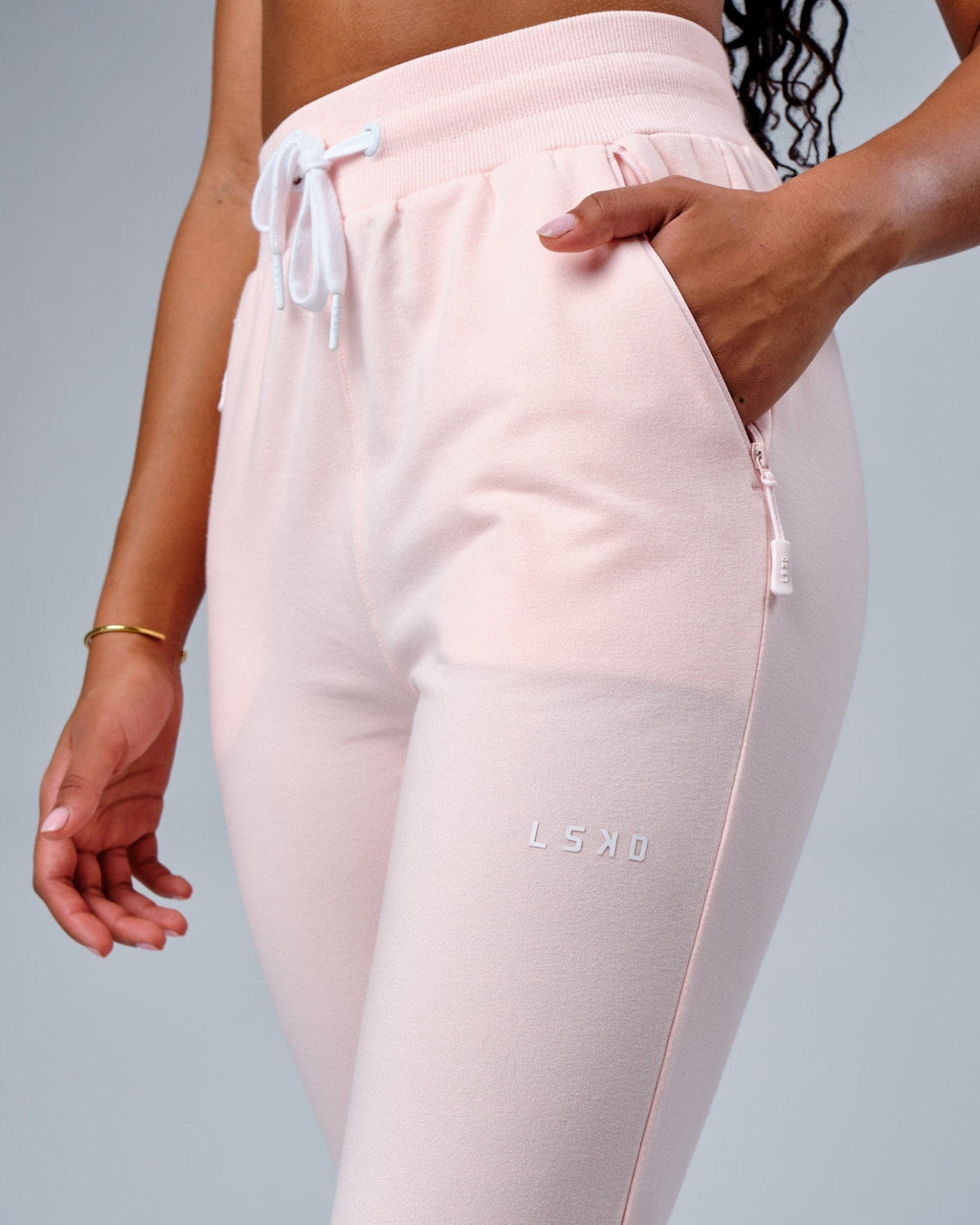 Model wearing PB Jogger - Pink