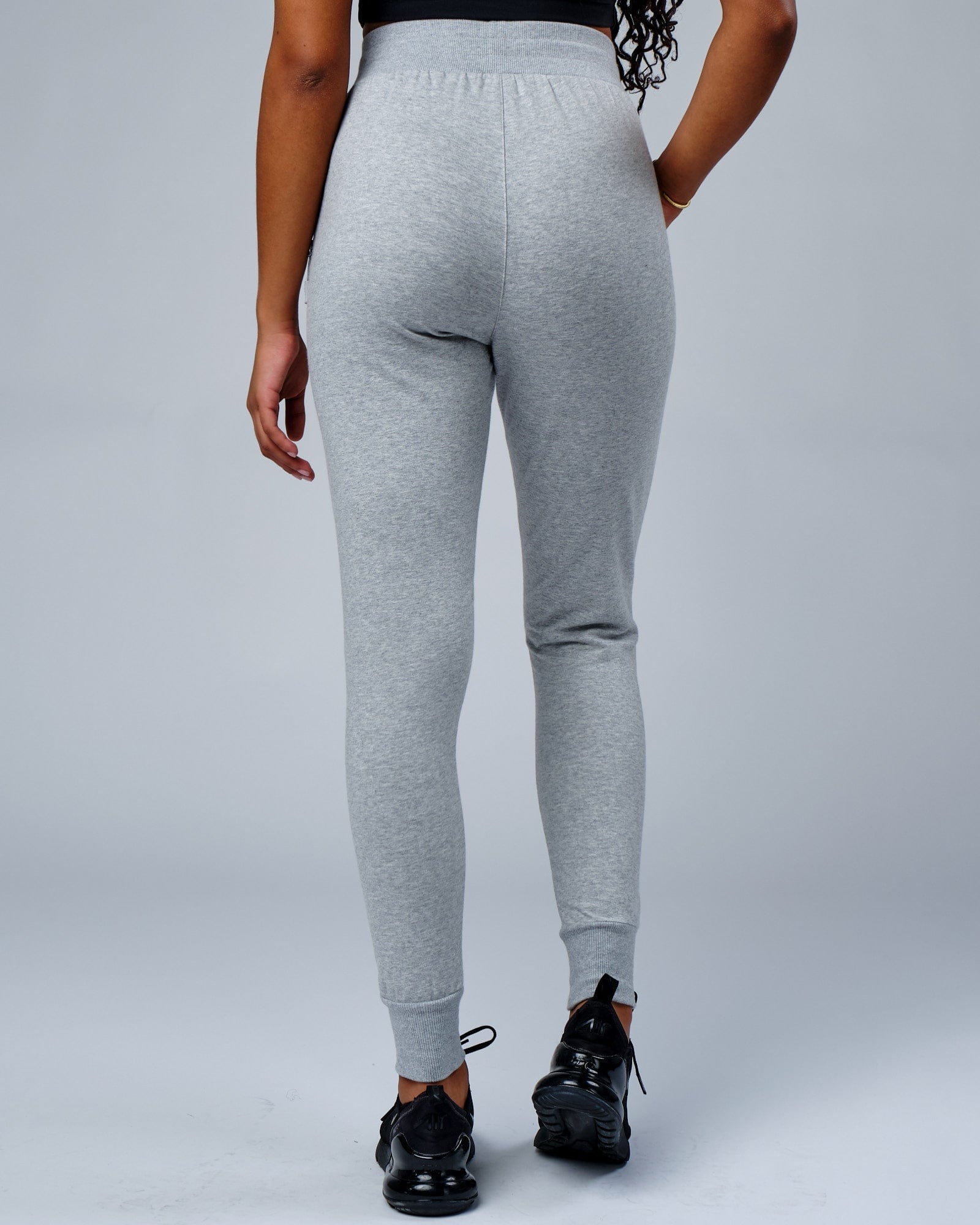 Model wearing PB Jogger - Lt Grey Marl