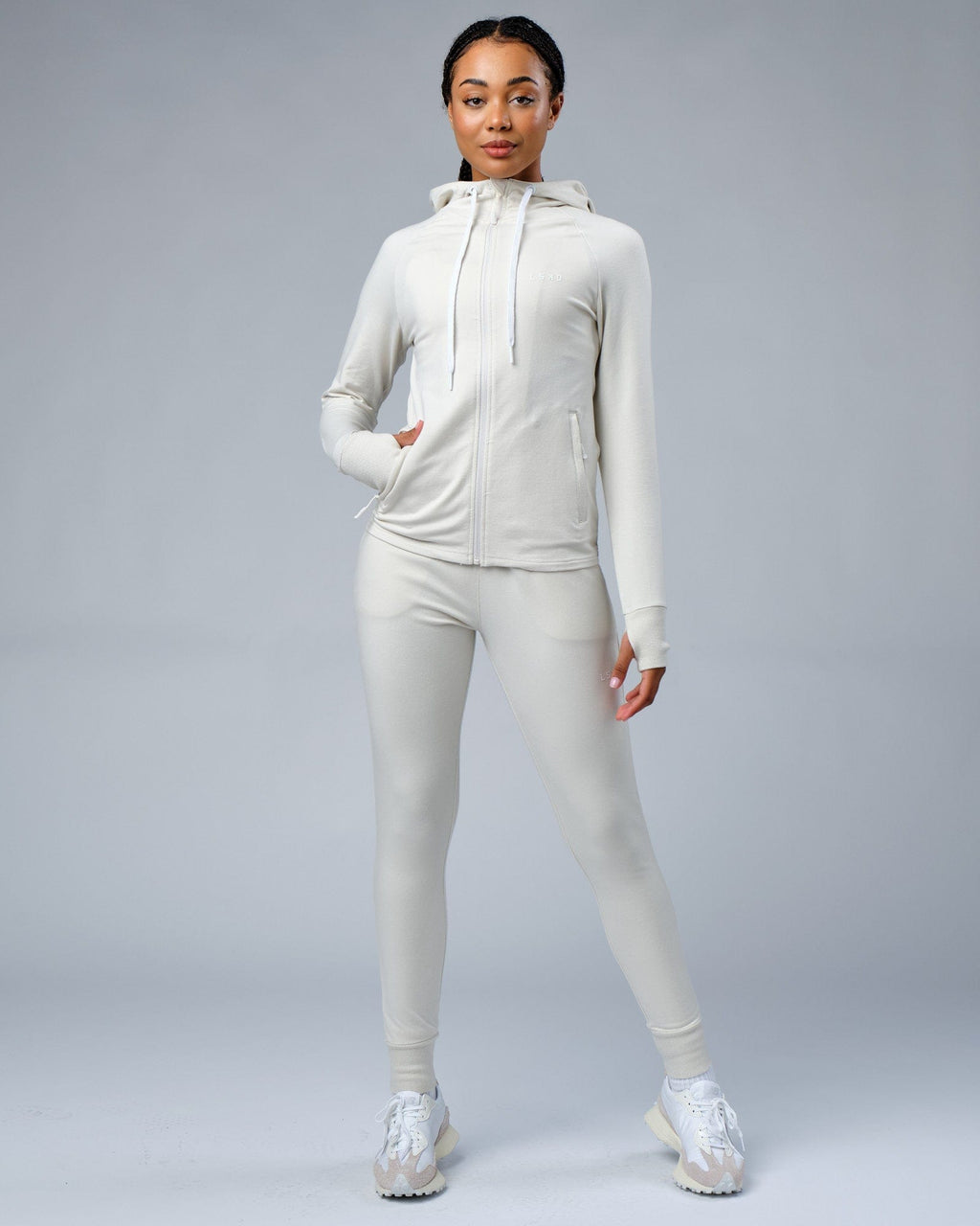 Model wearing PB Jogger - Bone