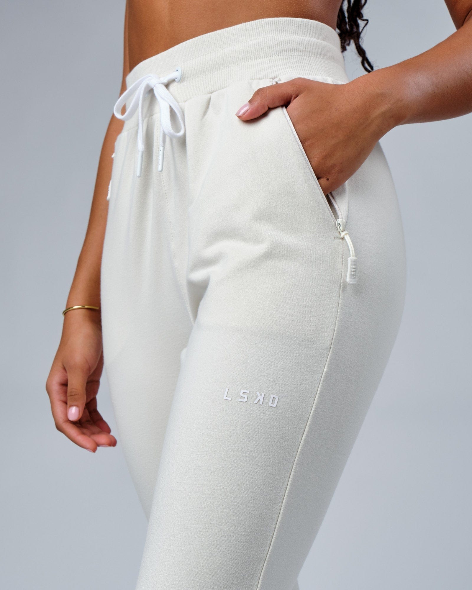 Model wearing PB Jogger - Bone