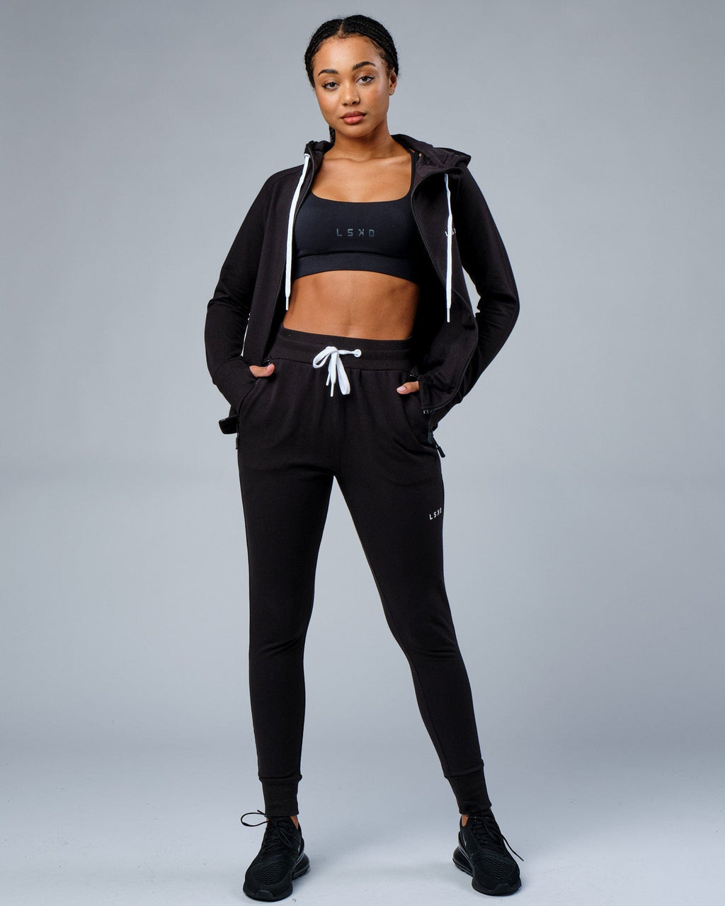 Model wearing PB Jogger - Black