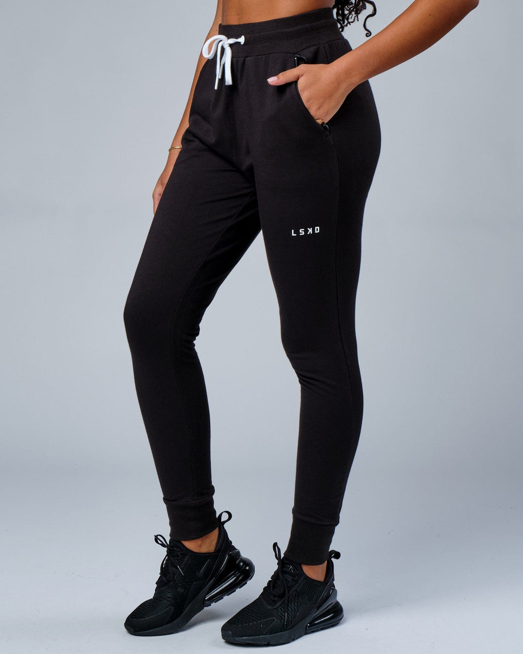 Model wearing PB Jogger - Black
