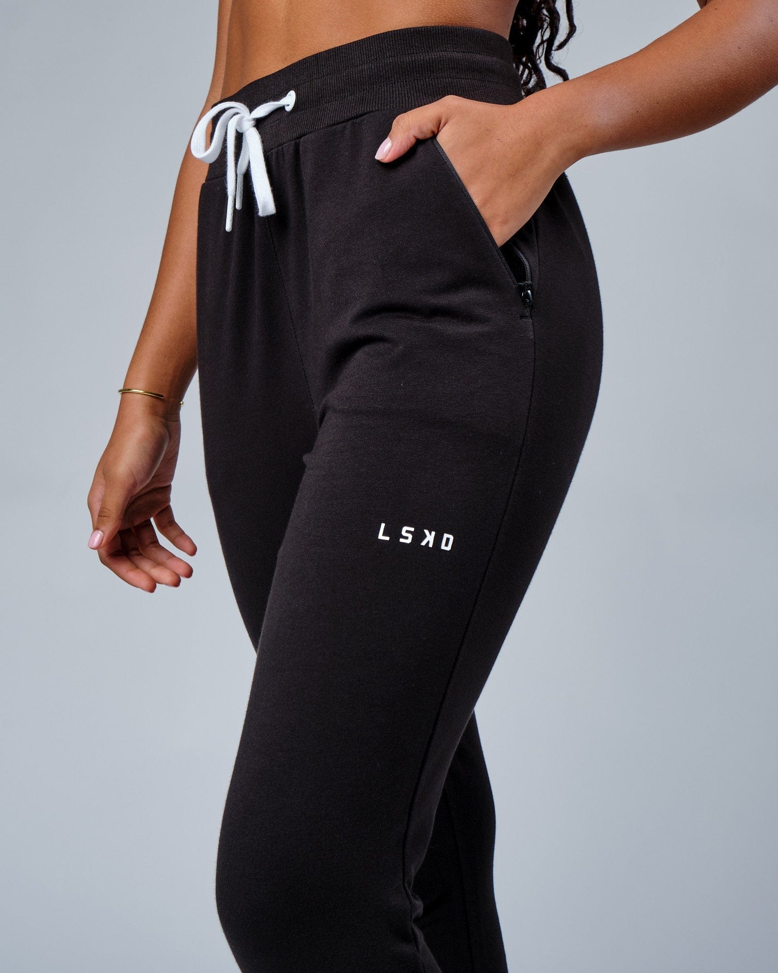 Model wearing PB Jogger - Black