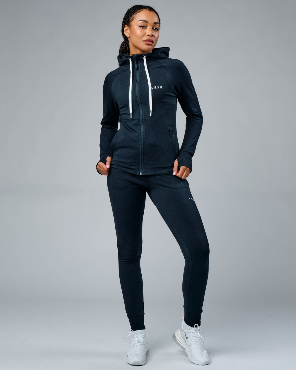 Model wearing PB Jogger - Carbon