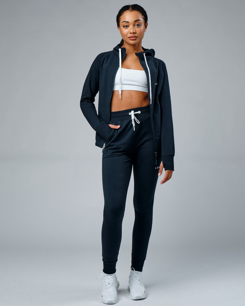 Model wearing PB Jogger - Carbon