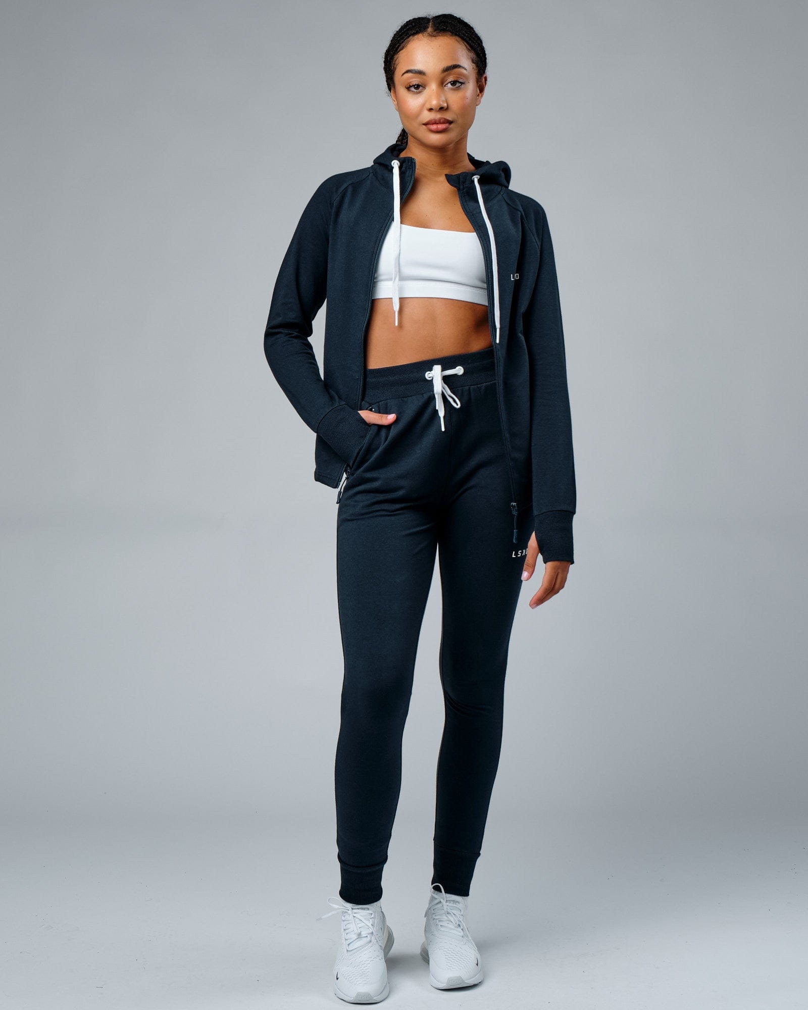 Model wearing PB Jogger - Carbon