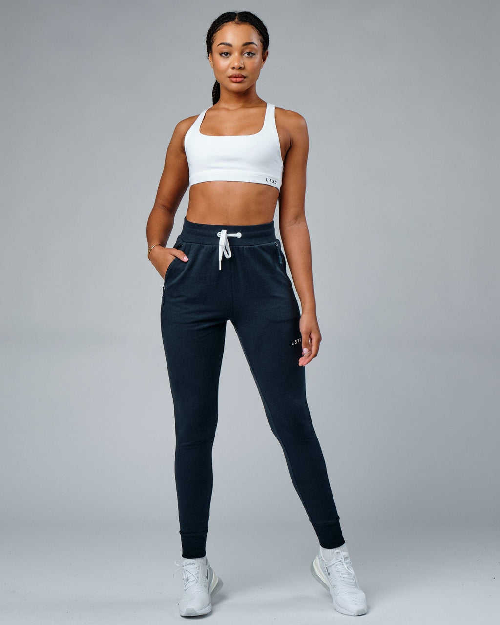 Model wearing PB Jogger - Carbon