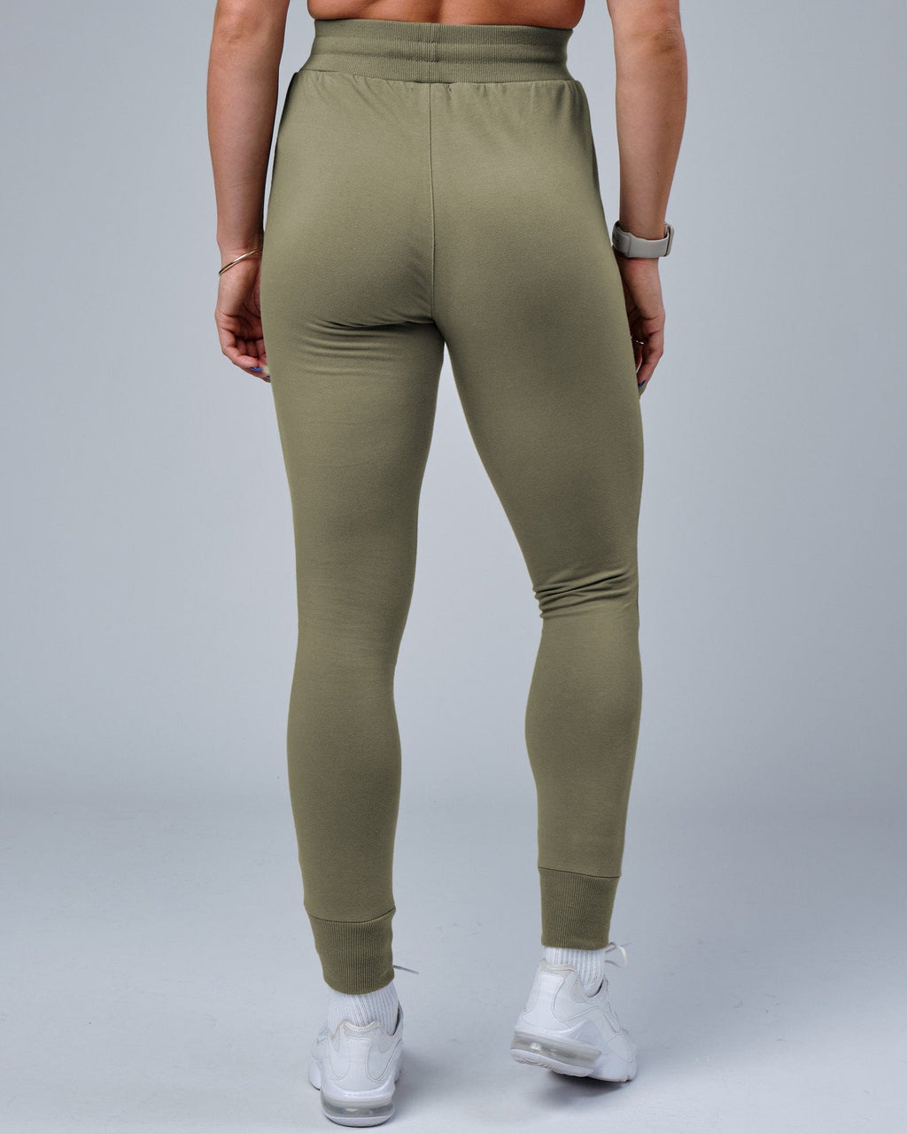 Model wearing PB Jogger - Dusty Olive