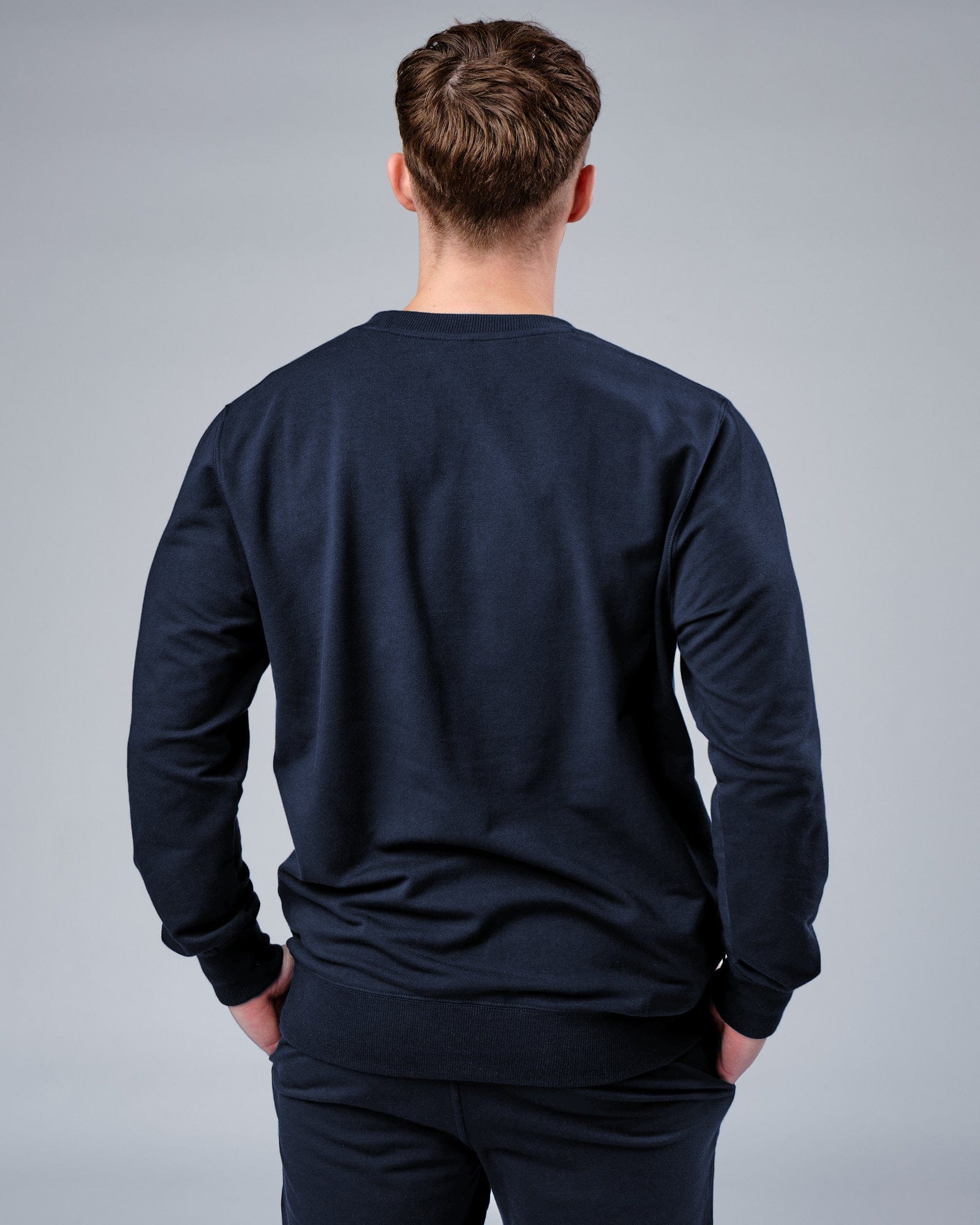 Model wearing Rival FLXFleece Training Fit Sweater - Carbon