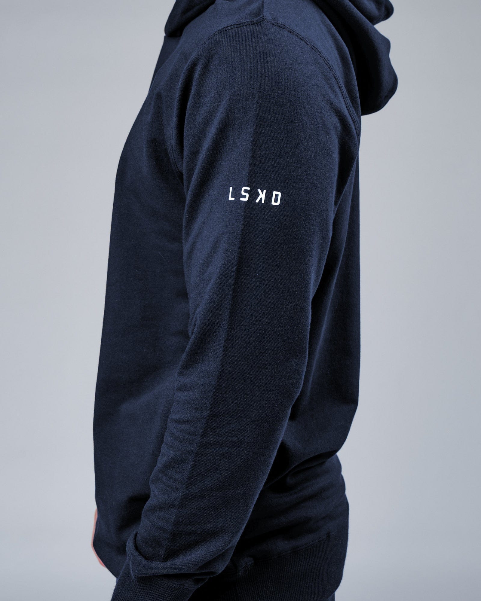 Model wearing Rival FLXFleece Training Fit Hoodie - Carbon