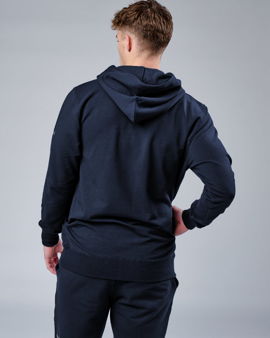 Model wearing Rival FLXFleece Training Fit Hoodie - Carbon