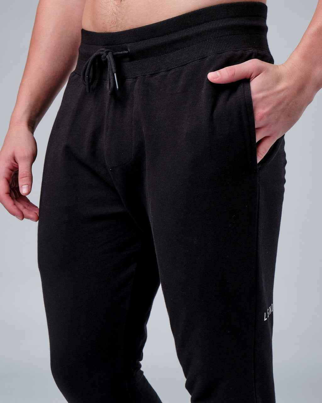 Model wearing Rival FLXFleece Track Pant - Black