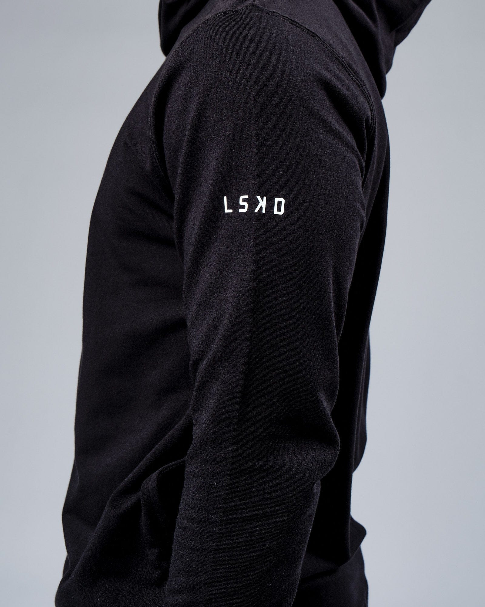 Model wearing Rival FLXFleece Training Fit Hoodie - Black