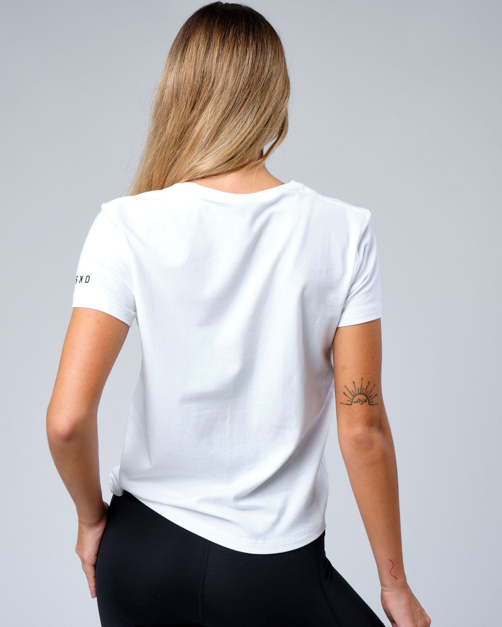 Model wearing Rival FLXCotton Tee - White