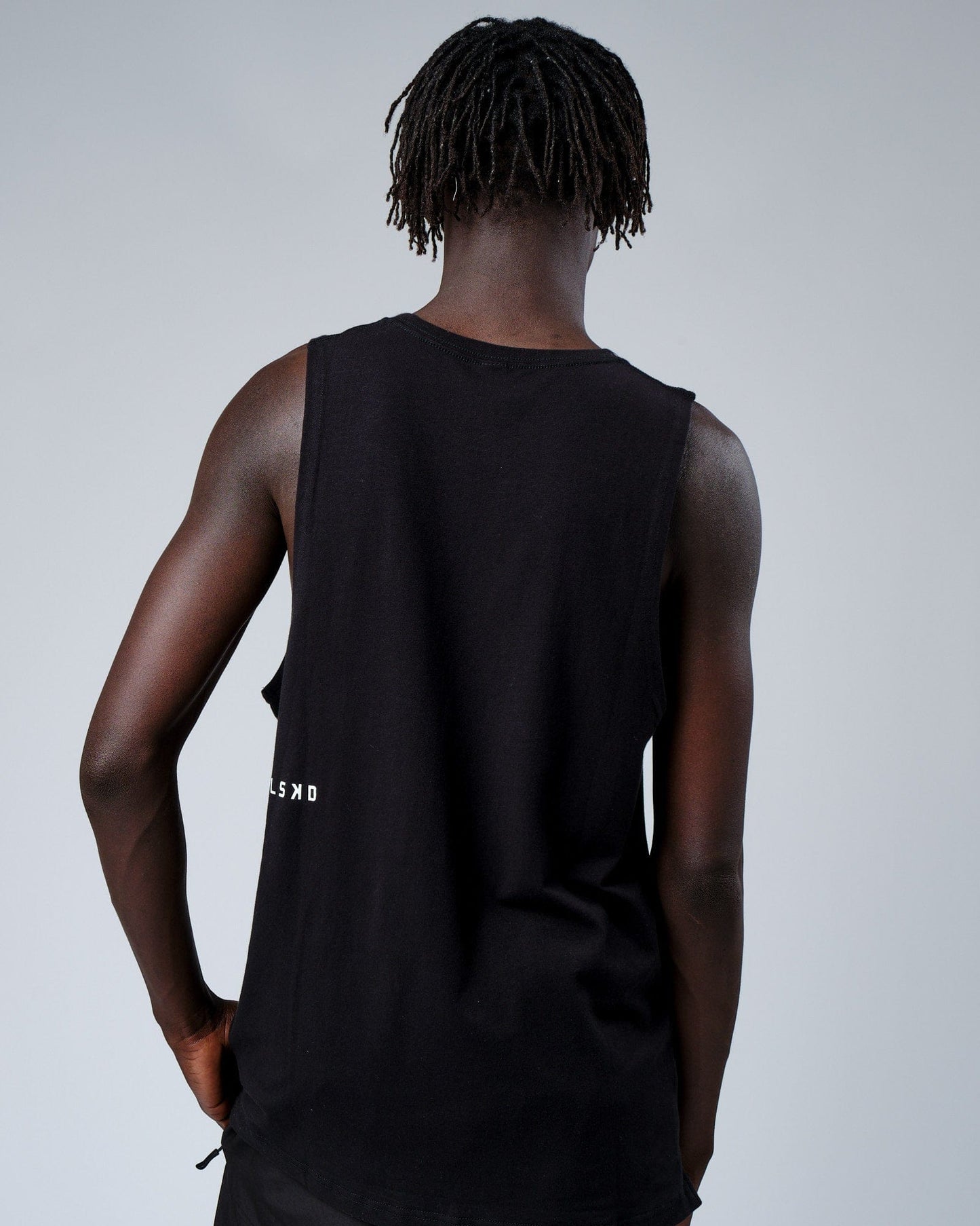 Model wearing Rival FLXCotton Training Fit Tank - Black