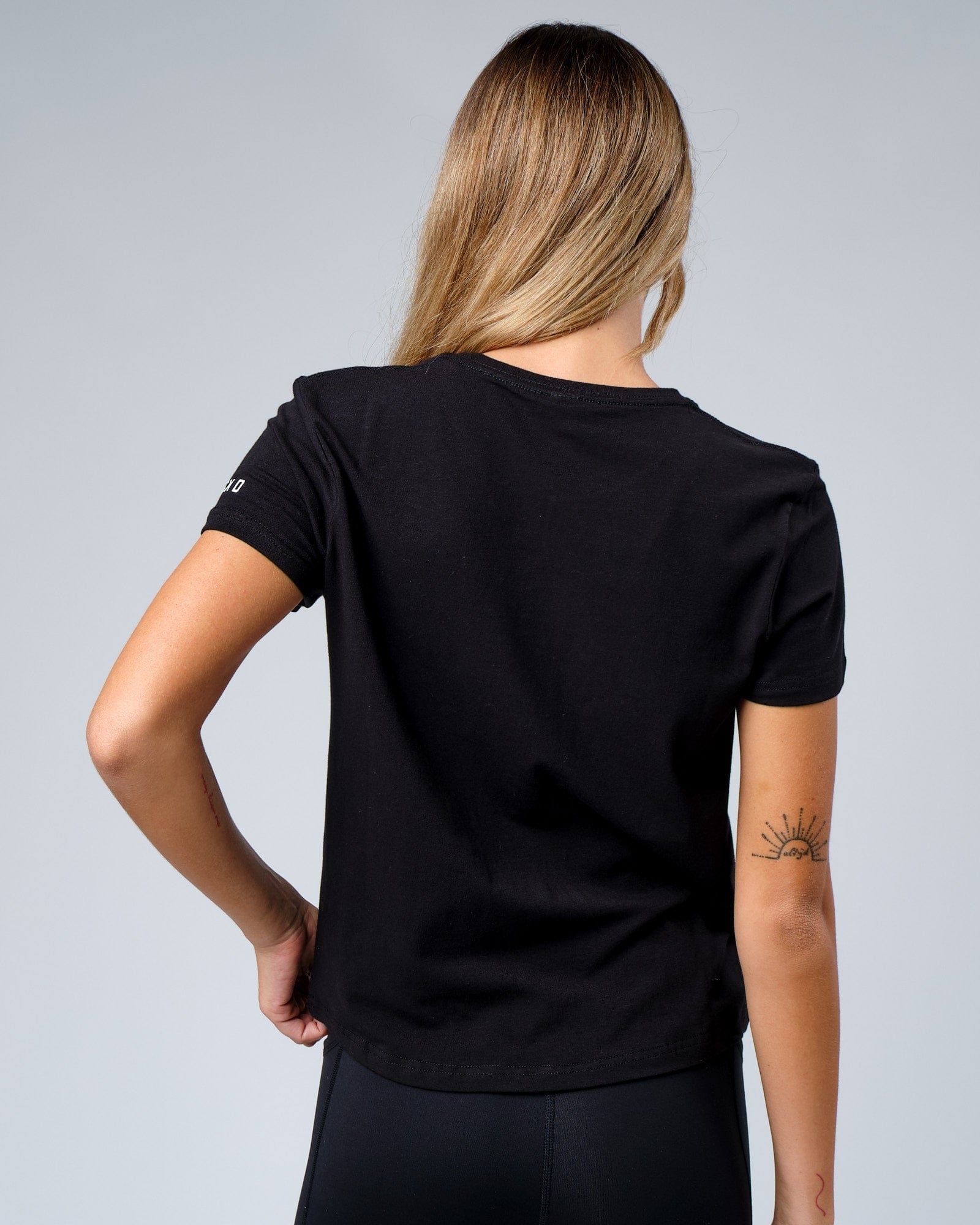 Model wearing Rival FLXCotton Tee - Black